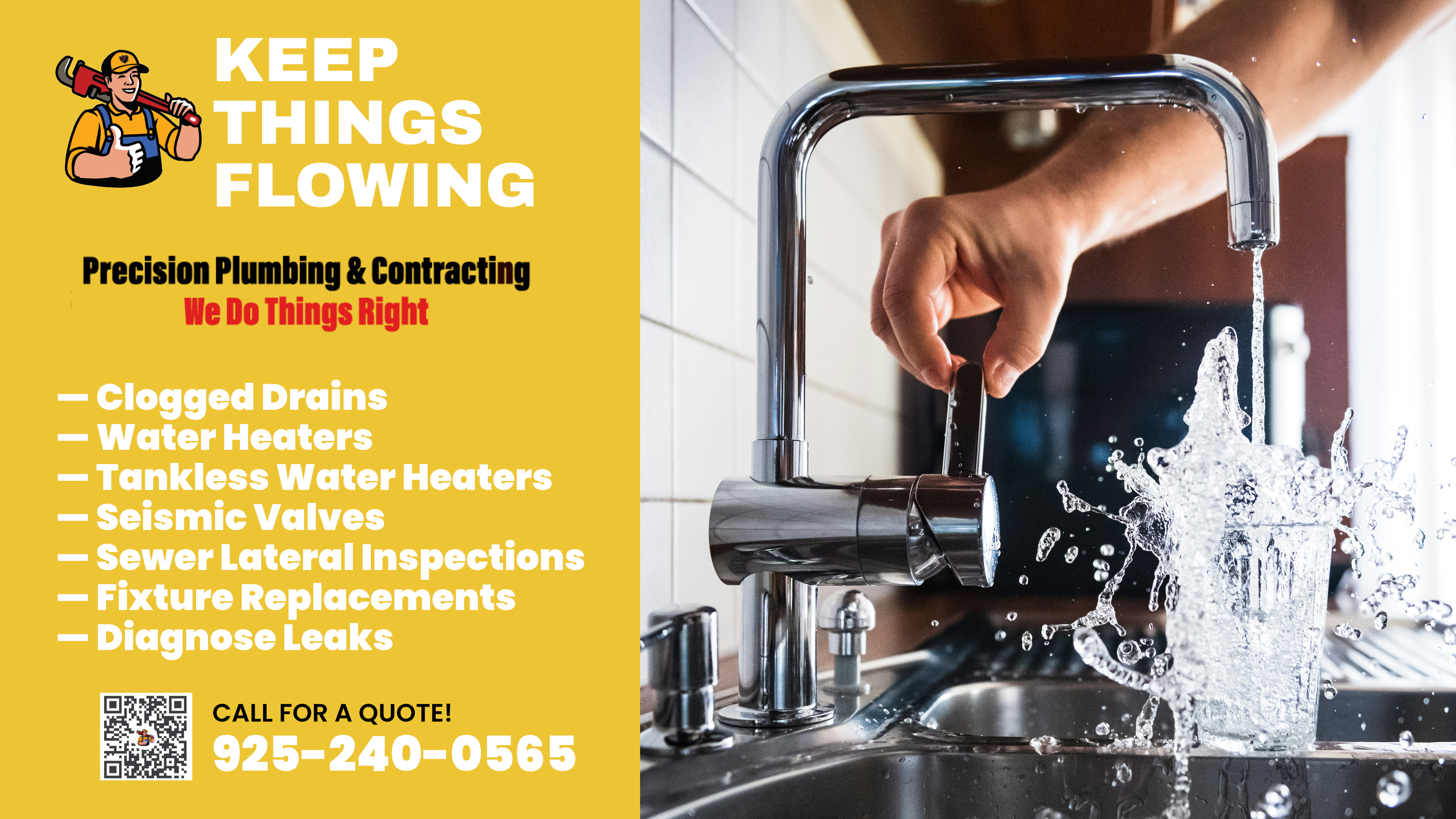 Preciscion Plumbing Static Cinema Ad